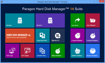 Paragon Hard Disk Manager Suite screenshot