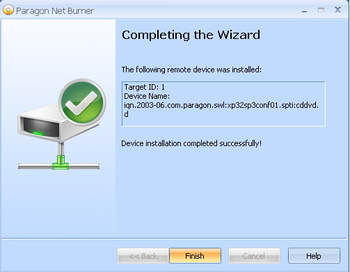 Paragon Net Burner screenshot 2