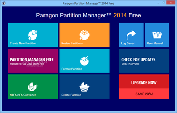 Paragon Partition Manager Free screenshot