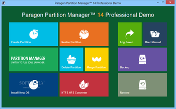 Paragon Partition Manager Professional screenshot