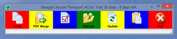 Paragon Secure Transport screenshot