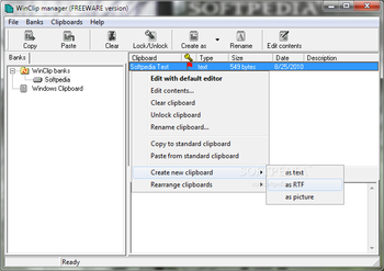 Parallaxis WinClip Free screenshot 2