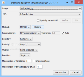 Parallel Iterative Deconvolution screenshot 2