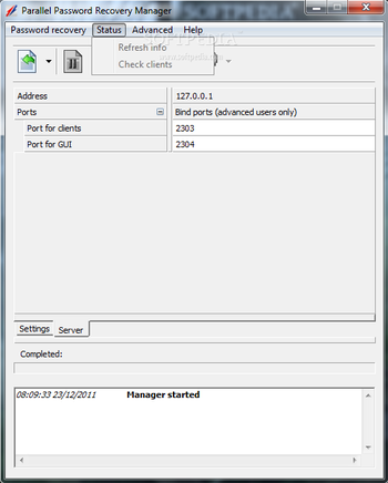 Parallel Password Recovery Manager screenshot 4