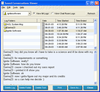 Parent Tools for AIM screenshot 2