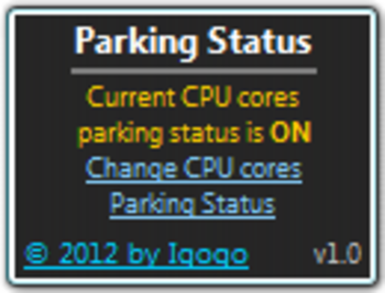 Parking Status screenshot