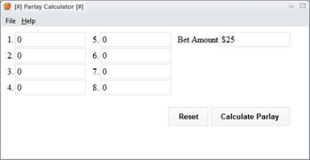 Parlay Calculator screenshot