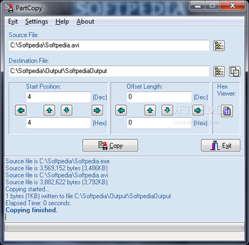 PartCopy screenshot