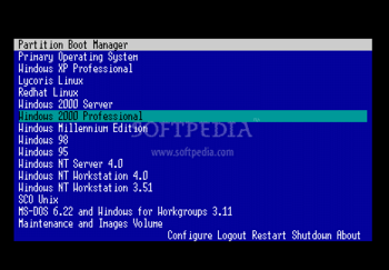 Partition Boot Manager screenshot