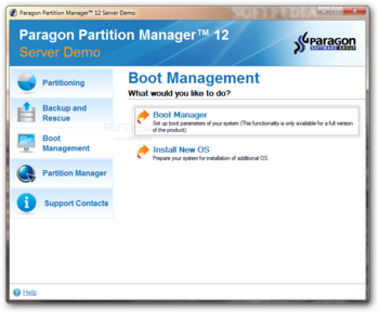 Partition Manager 12 Server screenshot 3