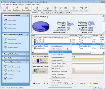 Partition Manager Enterprise Server Edition screenshot 2