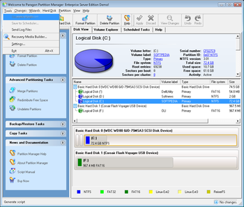 Partition Manager Enterprise Server Edition screenshot 3