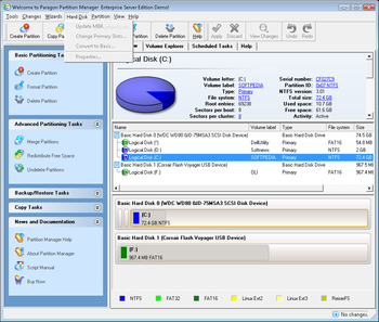 Partition Manager Enterprise Server Edition screenshot 5