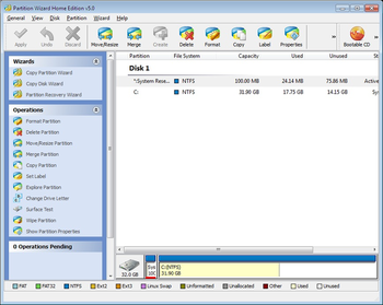 Partition Wizard Home Edition screenshot 2