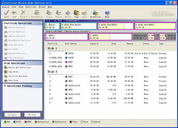 Partition Wizard Home Edition screenshot 3
