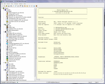 Pascal Analyzer screenshot