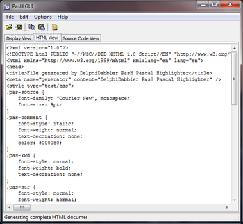PasGUI screenshot 2