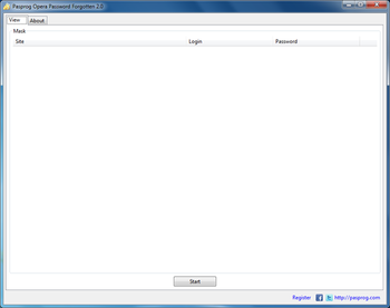 Pasprog Opera Password Forgotten screenshot
