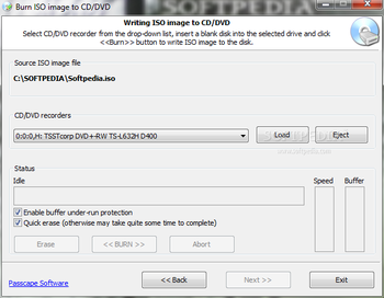 Passcape ISO Burner screenshot 3