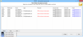 Passcape Outlook Password Recovery screenshot 3