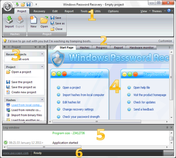 Passcape Windows Password Recovery tool screenshot 2