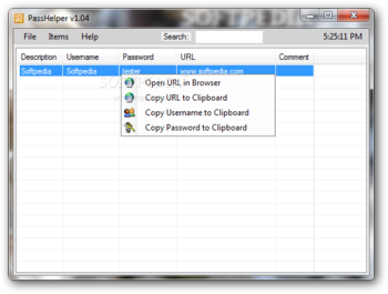 PassHelper screenshot