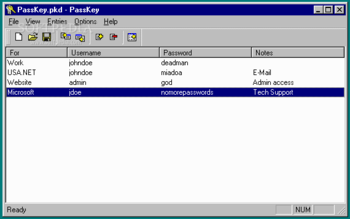 PassKey screenshot