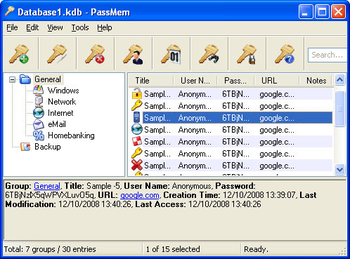 PassMem screenshot