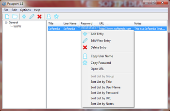 Passport screenshot
