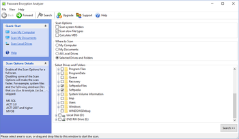 Passware Encryption Analyzer screenshot