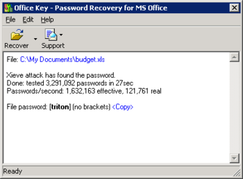 Passware Kit screenshot