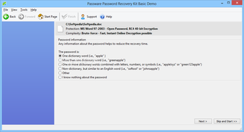Passware Password Recovery Kit Basic screenshot 3
