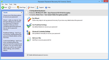 Passware Password Recovery Kit Forensic screenshot 2