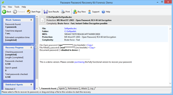 Passware Password Recovery Kit Forensic screenshot 5
