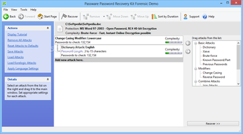 Passware Password Recovery Kit Forensic screenshot 6