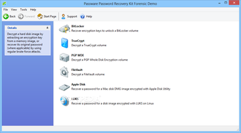 Passware Password Recovery Kit Forensic screenshot 9