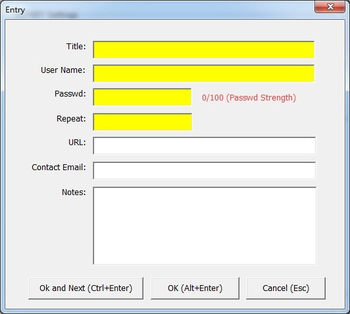 PasswdElf screenshot 2