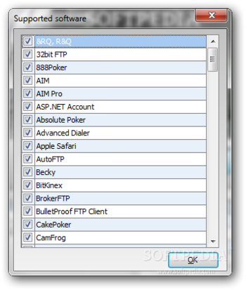 PasswdFinder screenshot