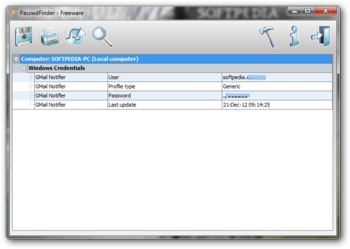 PasswdFinder screenshot 2