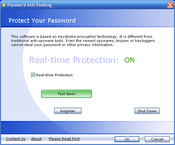 Password Anti-Peeking screenshot
