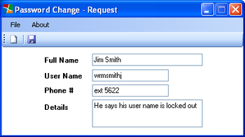 Password Change Queue screenshot 2
