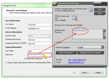 Password Decryptor (View Asterisks pwd.) screenshot