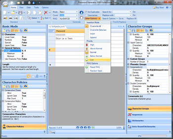 Password Generator Professional 2009 screenshot 2