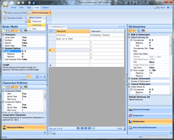 Password Generator Professional 2009 screenshot 3