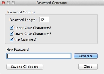 Password Generator screenshot