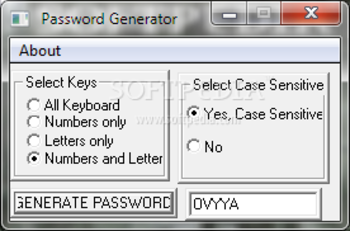Password Generator screenshot