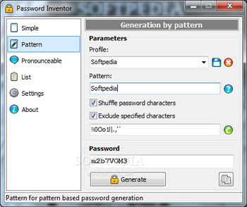 Password Inventor screenshot 2
