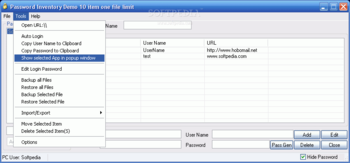 Password Inventory screenshot 2