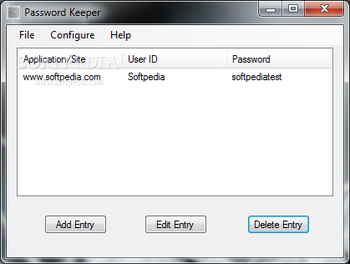 Password Keeper screenshot