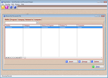 Password Keeper screenshot